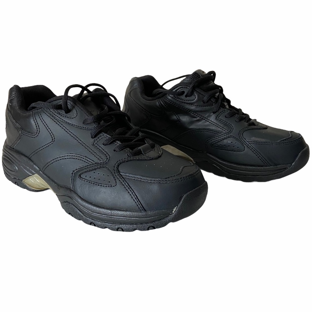 Spring Mens Court Classic Lace Tie Black Running Shoes 8.5